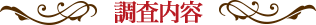調査内容
